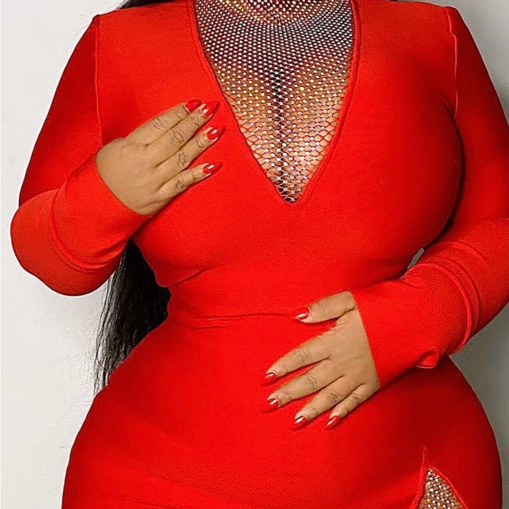 Beginning To Wonder
Bandage Mini Dress - Red